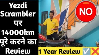 Yezdi Scrambler 1 Year Honest Ownership Review  Pros and Cons Discussed in Detail  Shiva Asal [upl. by Alleahcim138]