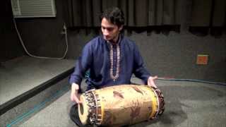 Mridangam Rhythm Exercise with Dr Rohan Krishnamurthy [upl. by Prosser]