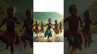 African Children Dancing 2024 shorts shortvideo shortsviral african [upl. by Llerreg]