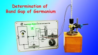 Determination of Band gap of SemiconductorGermanium [upl. by Sucramrej]