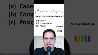 🧨 Tipos de isomeria plana 🔥shorts enem quimicaorganica química isomeria vestibular [upl. by Reube]