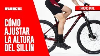 Bici y Salud Cómo ajustar la altura del sillín  Revista BIKE [upl. by Puff]