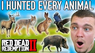 I Hunted Every Animal in Red Dead Redemptions Plains [upl. by Stempson]