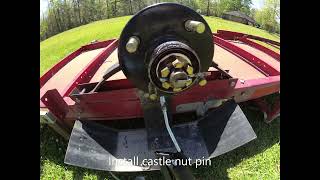 Haul Master Trailer Axle Change [upl. by Amehsyt739]