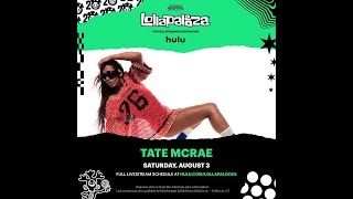 Tate Mcrae  Live at Lollapalooza Chicago 2024 [upl. by Airdnaid]