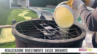 Realizzazione di rivestimento in sasso drenante [upl. by Beare]