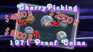 Valuable Coins To Look For in 1971 Proof Sets  Cherrypicking Proof Sets [upl. by Yraeht796]