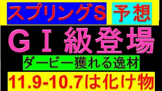 2024年 スプリングステークス 予想【このラップはGⅠ級スプリングSファルコンSフラワーC】 [upl. by Andrej]