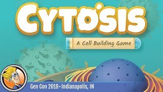 Cytosis A Cell Biology Board Game — game overview at Gen Con 2018 [upl. by Itida207]