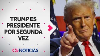 TRUMP ES EL NUEVO PRESIDENTE de Estados Unidos Alcanzó los 279 votos y ganó elección  CHV Noticias [upl. by Hazlip16]