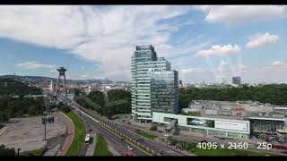 BRATISLAVA PREVIEW DRONE 720p from 4K UHD [upl. by Thorin]