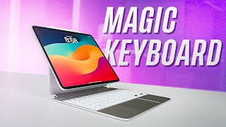 2024 Apple Magic Keyboard for M4 iPad Pro Unboxing amp Best Features [upl. by Azeel695]