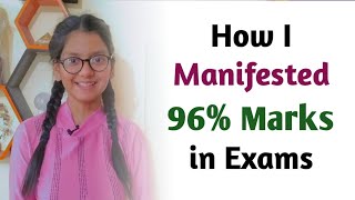 How I Manifested 96 Marks in Exams Manifestation Technique Twesha Jaiin The Youngest Occultist [upl. by Noislla126]