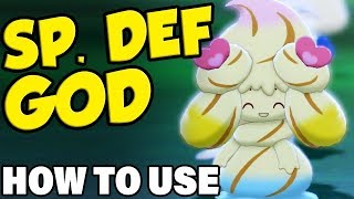 ALCREMIE IS A SPECIAL DEFENSE MONSTER Pokemon Sword and Shield Alcremie Moveset  How To Use [upl. by Ileane656]