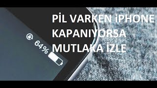 İPHONE PİL KALİBRASYONU NASIL YAPILIR [upl. by Dorree958]