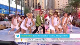 HD Live quotPSY  Gangnam Stylequot 강남스타일 on NBCs Today Show Sep 14th 2012 [upl. by Nosinned]