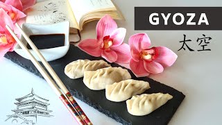 RAVIOLI CINESI  GYOZA  Gyoza senza vaporiera [upl. by Sapienza107]