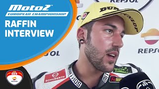 Interview  Jesko Raffin English  Catalunya 2018  Moto2 European Championship  FIM CEV Repsol [upl. by Seaman]