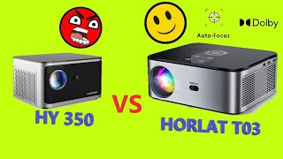 PROYECTOR HY 350 vs HORLAT T03 [upl. by Aribold178]