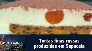 Tortas finas russas produzidas em Sapucaia [upl. by Eahsel]