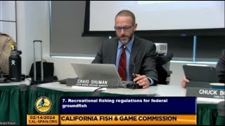 2024 02 14 FGC Recreational Fishing Regulations for Federal Groundfish [upl. by Kerry]