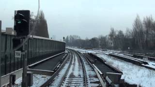 Führerstandsmitfahrt SBahn Berlin Ringbahn 42 Westkreuz  Westkreuz [upl. by Forta]