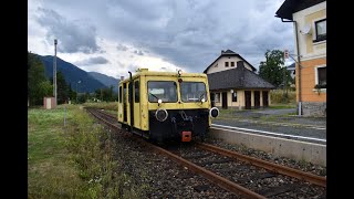 Führerstandsmitfahrt Gailtalbahn Hermagor  KötschachMauthen 2021 [upl. by Irreg275]