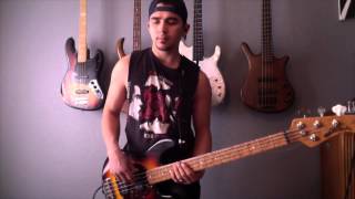 Red Hot Chili Peppers  Get On Top Bass Cover [upl. by Nosneb]