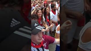 Fiesta de San Fermín en Pamplona España [upl. by Pfeifer145]