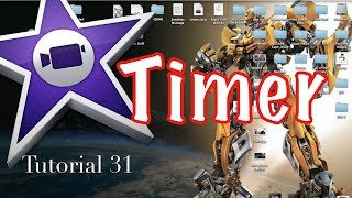 Count Down or Up Timer in iMovie 1002  Tutorial 31 [upl. by Annirak487]