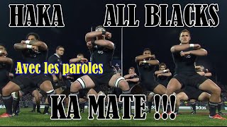 🏉 Ka Mate  Haka All Blacks 🇳🇿 avec les paroles  with lyrics  Piri Weepu [upl. by Manard]