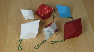 Paper Square Trapezohedron Tutorial [upl. by Elleinad762]