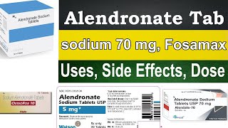 Alendronate sodium 70 mg Fosamax 70 mg pharmacology Uses Side Effects Dosage [upl. by Marylin]