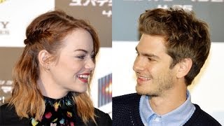 Emma Stone amp Andrew Garfield SOOO INTIMATE Just Cant Stop Staring At Each Other [upl. by Katina]