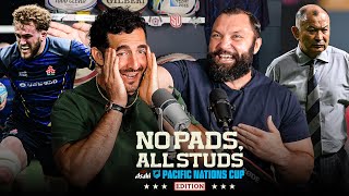 Americans react to insane rugby hits  No Pads All Studs  Episode 1 [upl. by Omsare952]