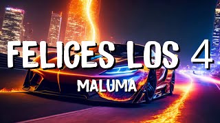 Maluma  Felices los 4 traducere română [upl. by Castro]