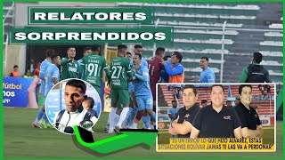 Relatores de fútbol enojados por el Fair Play aplicado por Gilbert Álvarez sin consultar con su DT [upl. by Aivizt]