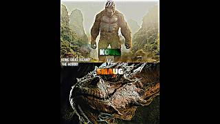 Kong vs Smaug kongskullisland smaug kong vsedit vsbattle thehobbit kaiju kaijubattle wis [upl. by Hairam]