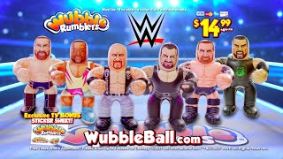 WWE WUBBLE RUMBLERS COMMERCIAL 30 WUBBLE BALL [upl. by Salsbury344]