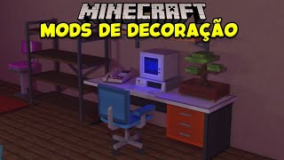 TOP 10 MELHORES MODS AESTHETIC DE MÃ“VEIS E DECORAÃ‡ÃƒO PARA O MINECRAFT 1182 [upl. by Pansie]