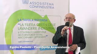 Intervista al Presidente di Assosistema Confindustria Egidio Paoletti [upl. by Olette]