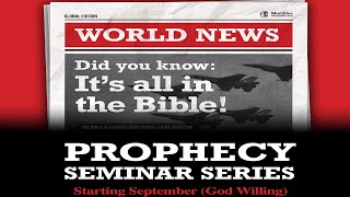 20240905 1930 Mumbles Thursday Bible Seminars WEEK1  OVERVIEW  THE WONDER OF BIBLE PROPHECY [upl. by Wallis]