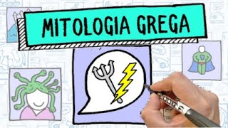 MITOLOGIA GREGA  Grécia Antiga  Resumo desenhado [upl. by Nosiram641]