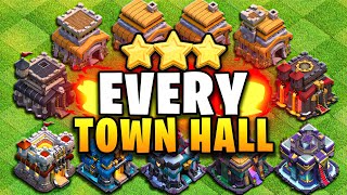 Easiest Strategies for EVERY Town Hall in Clash of Clans [upl. by Atinaw]