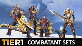 Alliance Warfront Sets  Battle for Azeroth  Combatant Sets [upl. by Eelinnej]