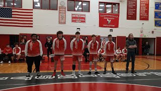 Boys Varsity Wrestling Baldwinsville VS Central Square 1182024 Seniors Night Sony FDRAX700 4k [upl. by Rabiah561]