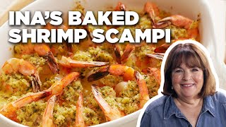 How to Make Ina’s 5Star Baked Shrimp Scampi  Barefoot Contessa Cook Like a Pro  Food Network [upl. by Anidem]