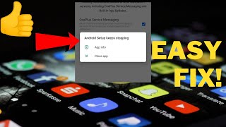 6 Quick Ways to Fix Android Setup Keeps Stopping  100 Working Tutorial  Android Data Recovery [upl. by Ahsiak]