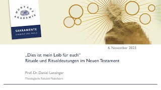 Montagsakademie am 06112023  Prof Dr Daniel Lanzinger [upl. by Ylak751]