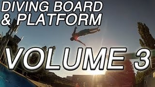 DIVING BOARD amp PLATFORM CRAZY TRICKS VOL 3  HD GOPRO 60 fps [upl. by Conant]